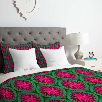 Wagner Campelo Polyester Ikat Duvet Cover Set