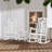 Outdoor Patio HDPE Rocking Adirondack Chair-930783621