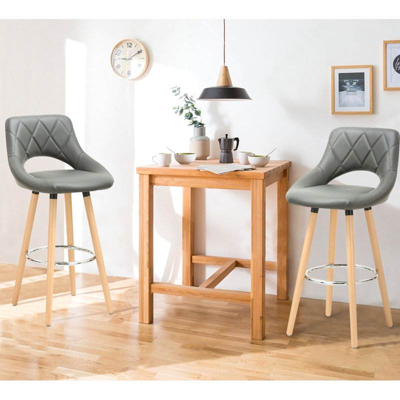 Thierry 68cm Bar Stool, Grey