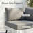 2 - Piece Outdoor Premium Wicker Patio Corner Sofa Chairs