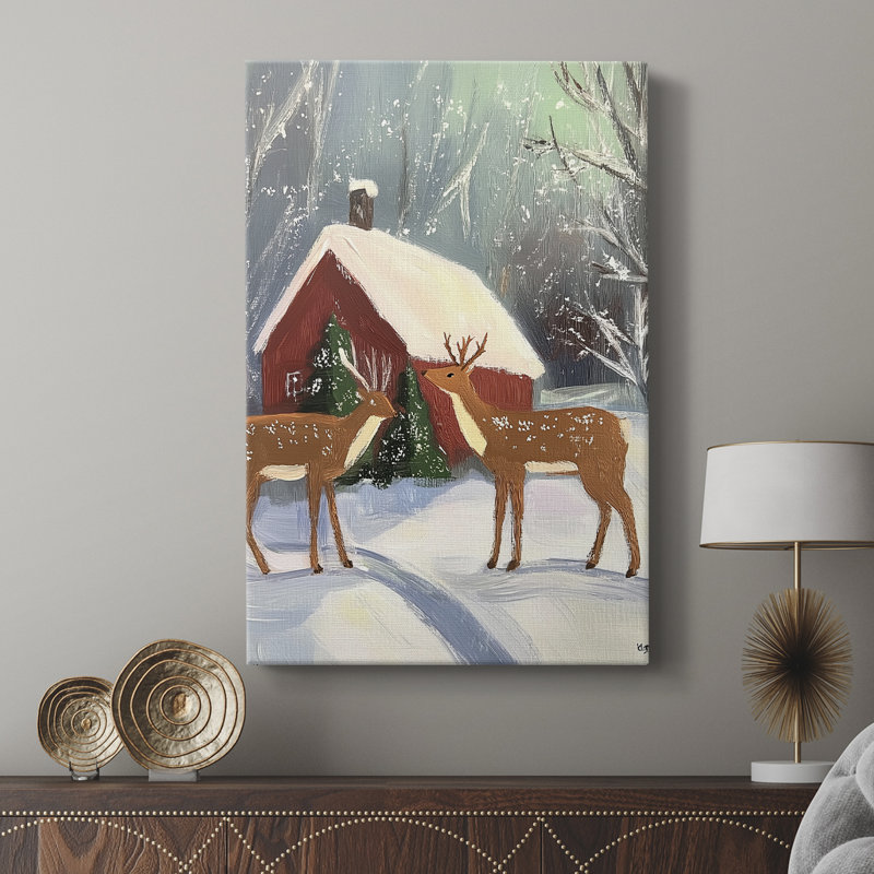 Art de Noël des Fêtes de Noël CDLxxxi - galerie Cavas sur mesure, H 12 po x l 8 po