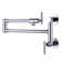 ARCORA Single Hole Two Attachment Brass Wall Mounted Pot Filler Kitchen Faucet with Double-Handle