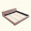 Structure de lit tapissier avec tissu épais, lit plateforme en chenille avec tête de lit et structure solide. Aucun sommier tapissier requis-779172689-779172690