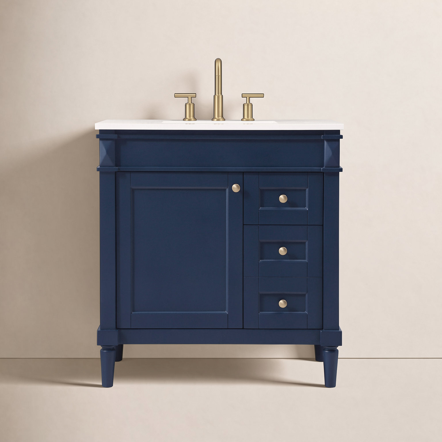 Readington 32'' Single Bathroom Vanity, Blue