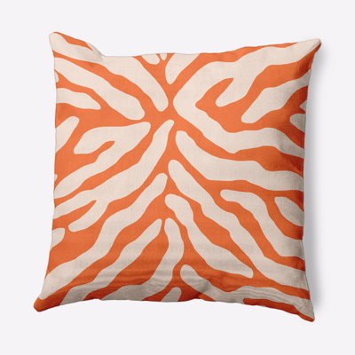 Animal Print Reversible Throw Pillow