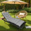 Coussin de chaise longue d'extérieur épaissi, rembourrage en mousse viscoélastique douce-69540242