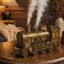 Diffuseur d'huiles essentielles vintage en tissu, motif locomotive, humidificateur, USB, diffuseur d'aromathérapie avec brumisation, idéal pour la décoration de la maison, du bureau ou du bureau.-900878711