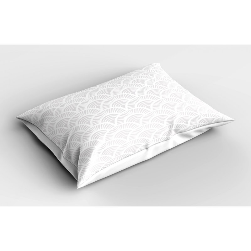 Retro Polyester Geometric Sham, Twin