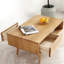 Table basse moderne simple en bois massif-106443212