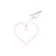 «Paper Plane & Heart I», reproduction d'impression-105845193-52798058-52798049