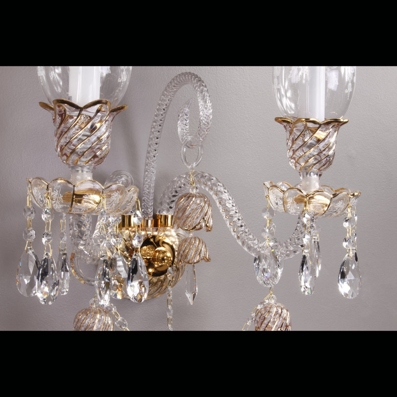 Lampe murale bougie 2 lumières Resaca