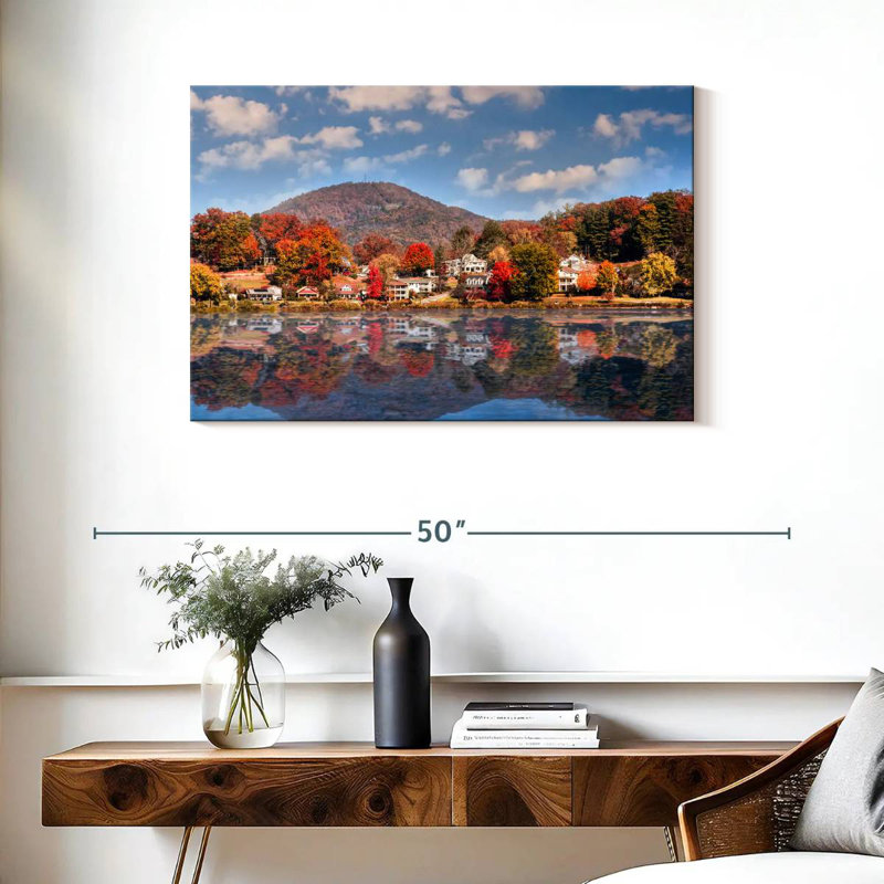 Lac Kavia Junaluska en automne, H 24 po x l 36 po