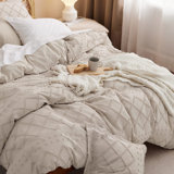 Bedsure Comforter Set - Soft Bedding for All Seasons, Cationic Dyed Bed Set