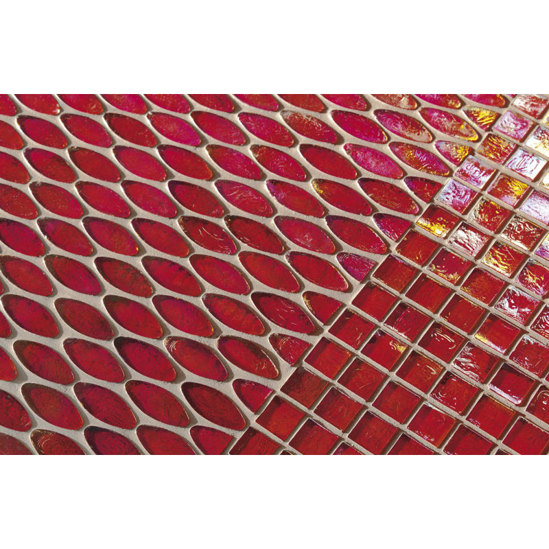 Wool 7/8" x 7/8" Cubes Glass Mosaic