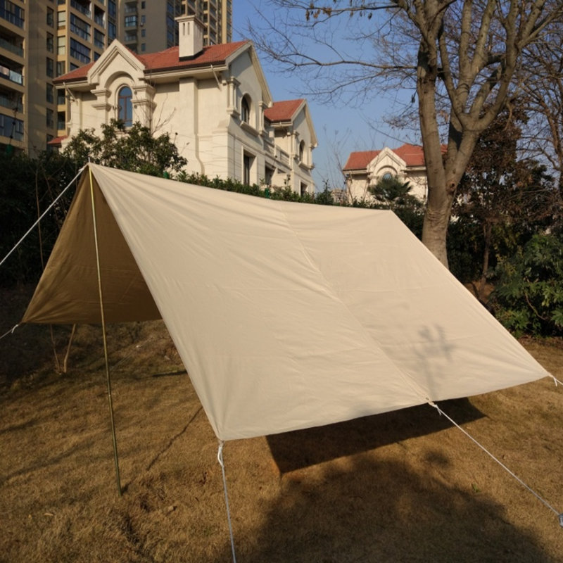 Bâche de protection solaire extérieure en toile, abri carré pour 3 à 4 personnes