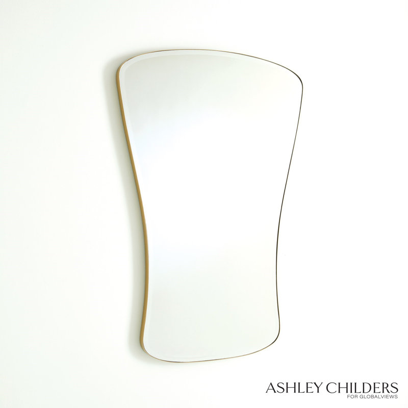 Key Mirror-Simple Satin Brass