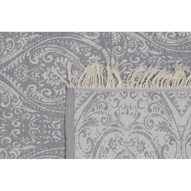 Serviette de plage 100% coton Lawlor, Bleu