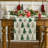 Xmas Tree Christmas Table Runner, Seasonal Winter Kitchen Dining Table Decoration For Home Party Decor-1783686007-1783686025
