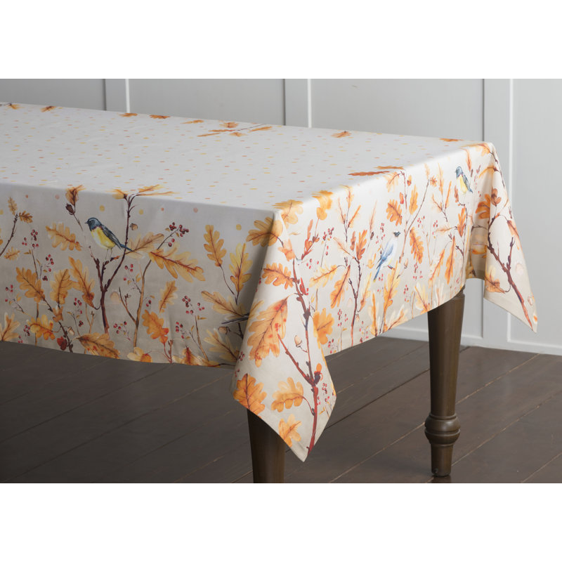 Floral 100% Cotton Tablecloth, 54" x 54", Floral 1