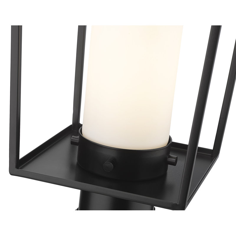 Jadine Frosted Lamp Post (Full), 111.5" H x 10" W x 10" D