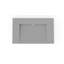 Lavabo de salle de bain mural en résine gris mat WT-04-D-MGRY 31,4 po x 19,6 po Badeloft