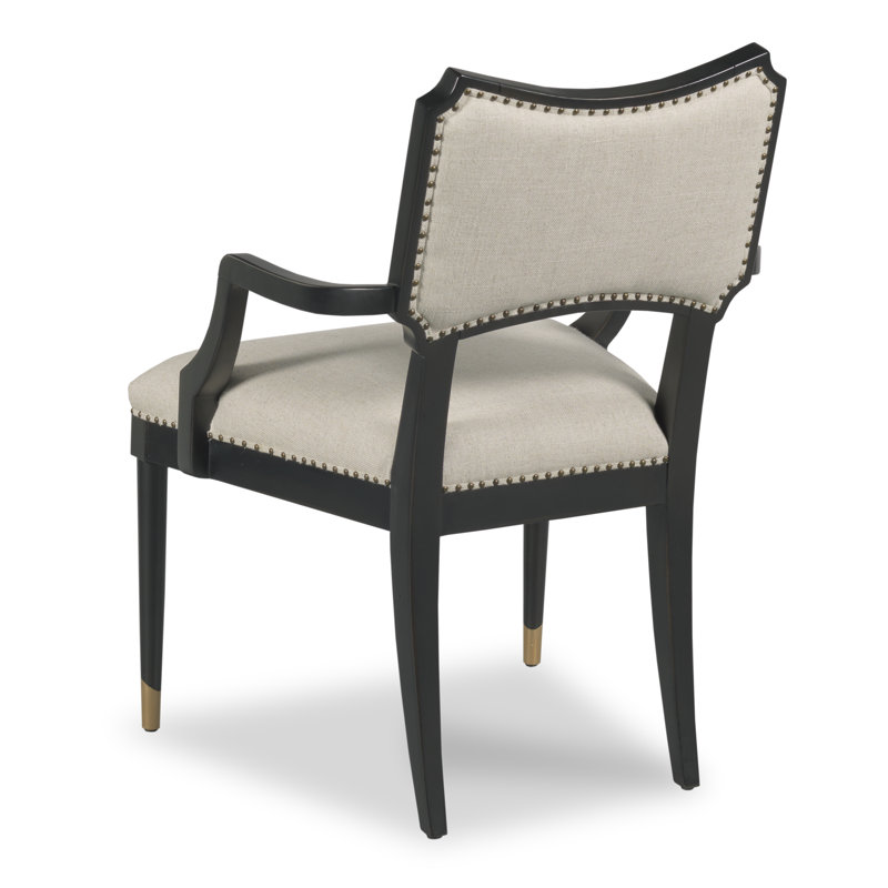Powers Upholstered Arm Chair, Amsterdam Black