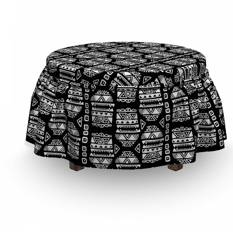 Box Cushion Ottoman Slipcover