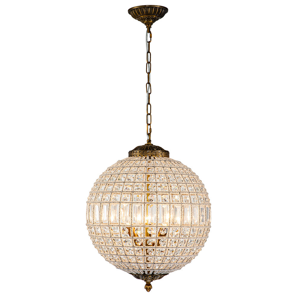 Engleman 3 - Light Antique Bronze Pendant