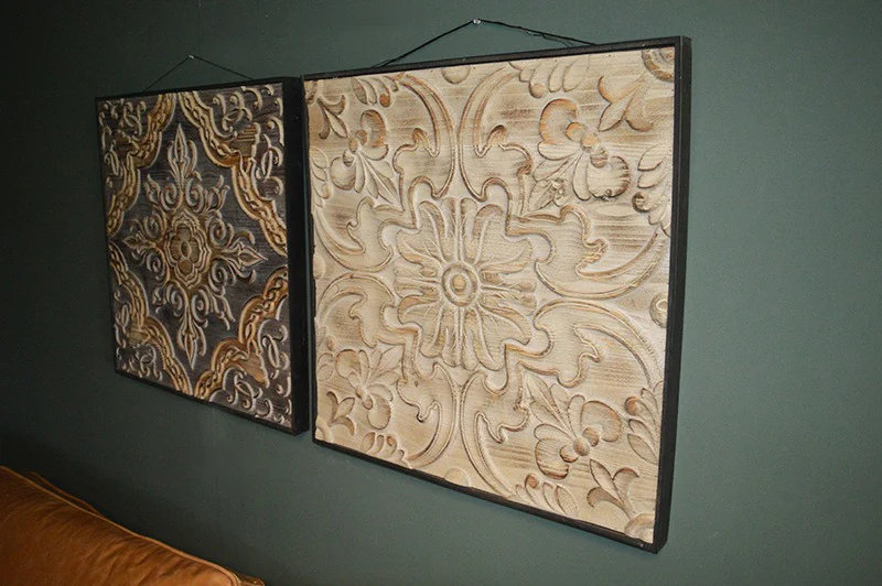 Wall Decor on Wood