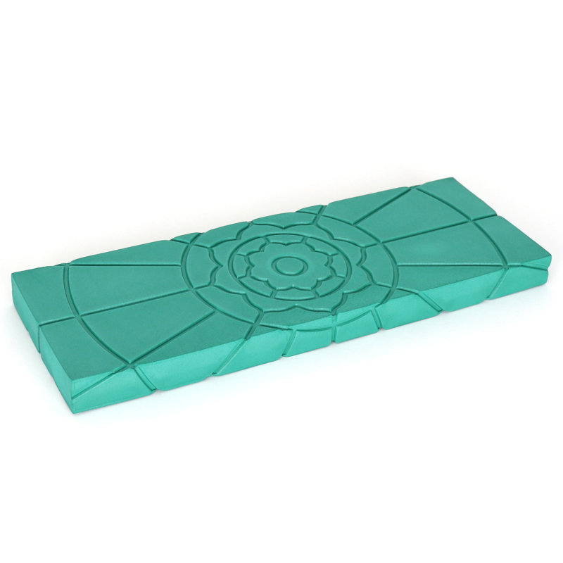 Yakira Outdoor 1'' Bench Seat Cushion, Teal Green
