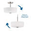 Luminaire suspendu cylindrique à 2 lumières Aiana-1970776258