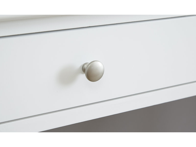 Arundel Dressing Table with Mirror, Brilliant White