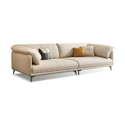 Canapé modulaire kaki en polyester
