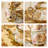 Gold Electroplated Ceramic Tea & Coffee Set