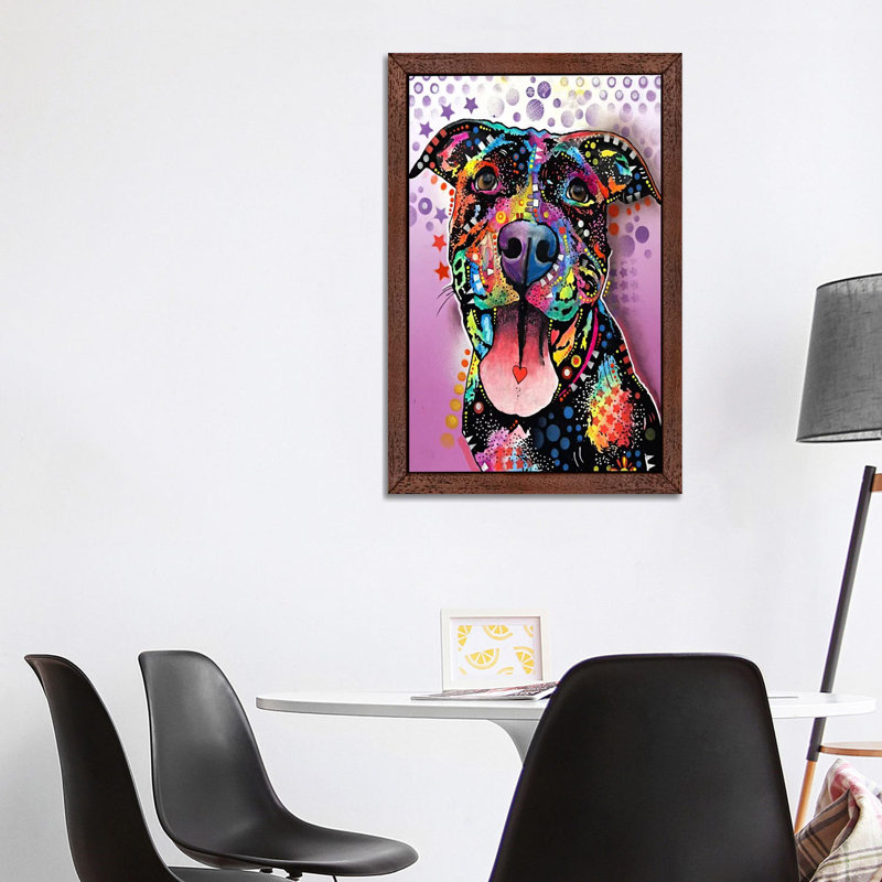 Ms. Understood by Dean Russo - Print on Canvas, 66.04 cm H x 45.72 cm W, Brown Floater Framed