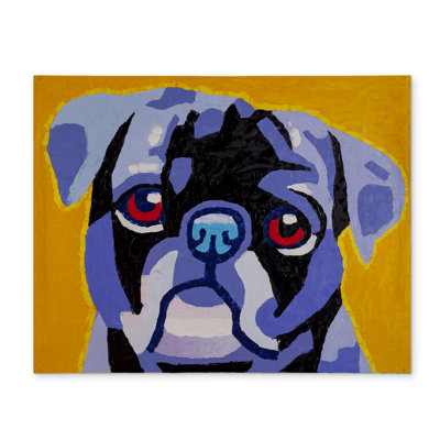 Napperon Flash the Pug - Décor animal contemporain