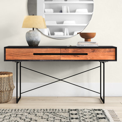 Warren 60'' Solid Wood Top Console Table