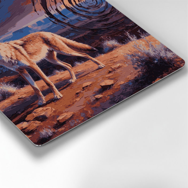 «Southwestern Animals», art mural mauve en métal 15 po, H 12 po x l 12 po x P 0,05 po
