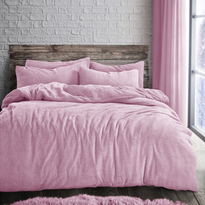 Velosso Teddy Soft Cosy Thermal Fleece Duvet Set