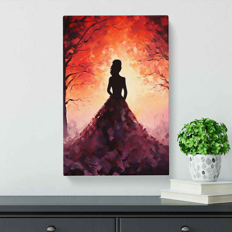 Woman Impressionism - No Frame Print, 60cm H x 40cm W x 3cm D