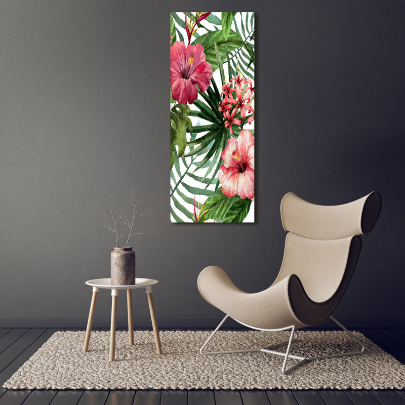 Hawaiian Pattern - Wrapped Canvas Print