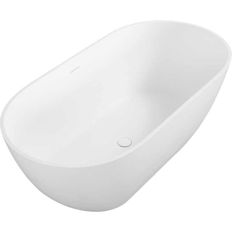 69" Freestanding Solid Surface Bathtub