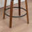 Devault Swivel Upholstered Counter Stool With Wood Frame-123162610