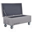 Loft Polyester Blend Upholstered Storage Bench-16869803