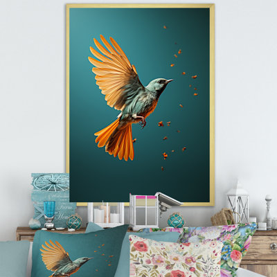 Oiseau contemporain, impression d'art mural