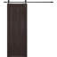 Porte de grange coulissante en bois manufacturé 1 panneau avec ensemble de quincaillerie-94322181-94322198