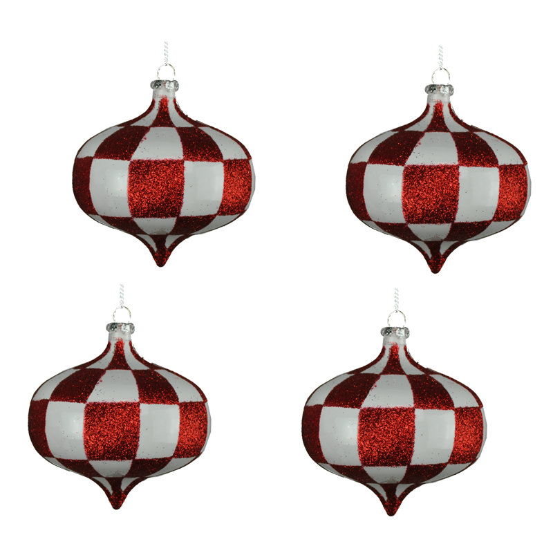 Ornement boule, Rouge