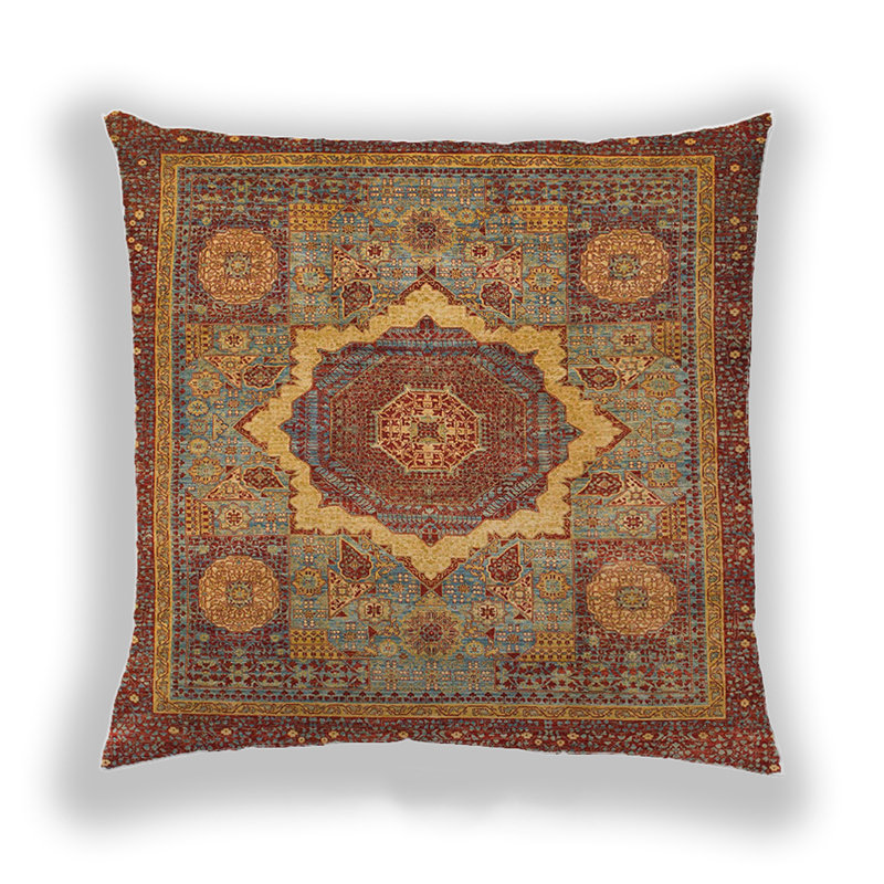 Coussin Abstract 1474, Microsuède