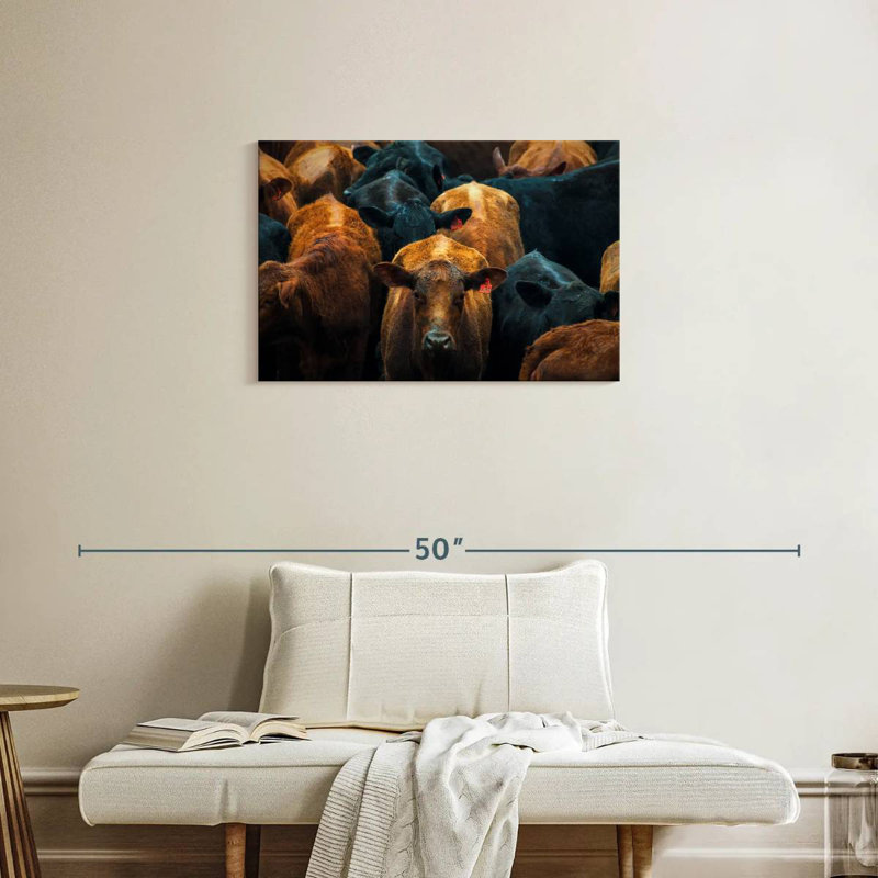 Crowle Brazilian Cows, 20" H x 30" W