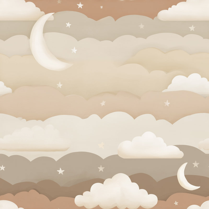 Décoration murale amovible Night Sky, Textured Non-Pasted